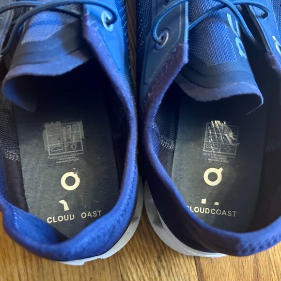 Men's On Cloud 5 Coast Denim/Midnight Running Shoes Size 12  3MD10530045 - Picture 11 of 13